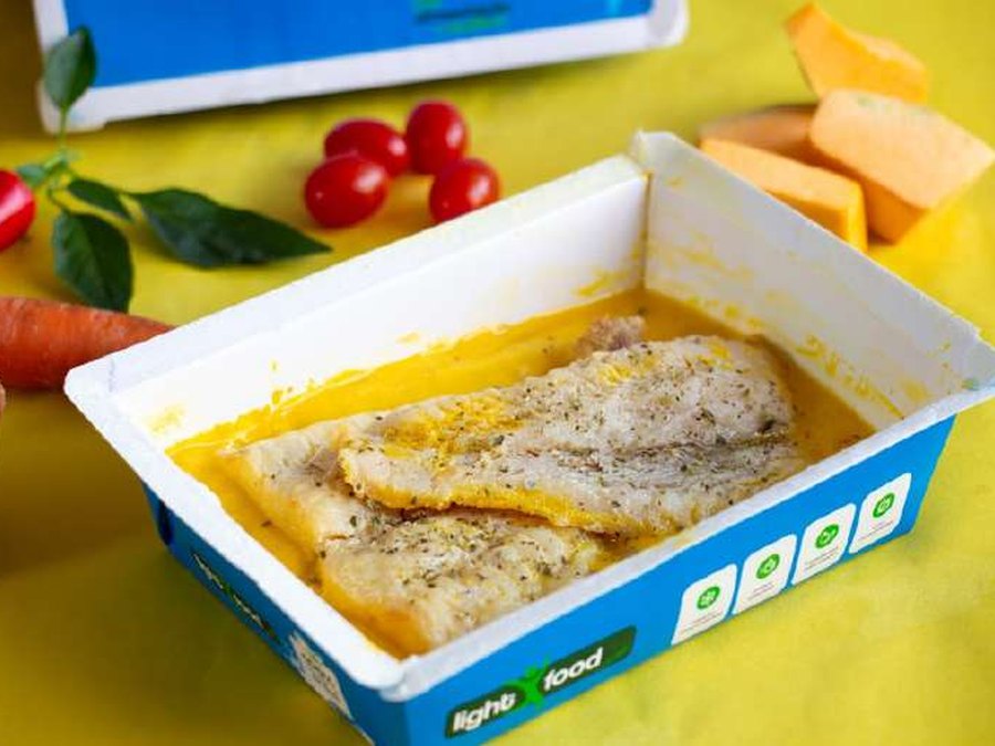 Filé de Tilápia com Creme de Abóbora